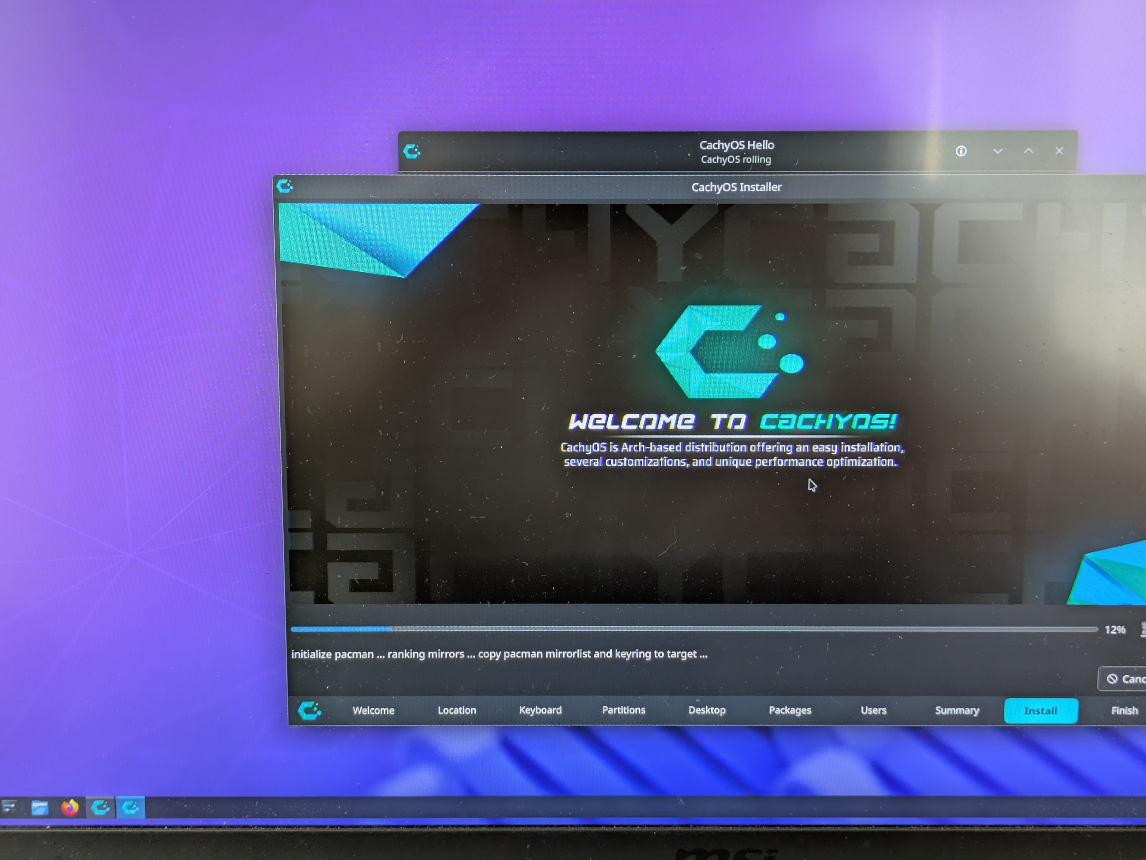 CachyOS installer