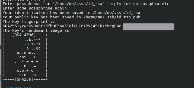 ssh key generation